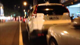 2016 04 04 高雄 警車經過(1分30秒) 違法 一德夜市占路營業