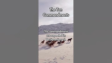WOW! Discover the TEN COMMANDMENTS in Just 1 Minute!
