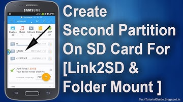 How To Create Second Partition (Ext2/Ext3/Ext4) On Sd Card For LINK2SD & Folder Mount