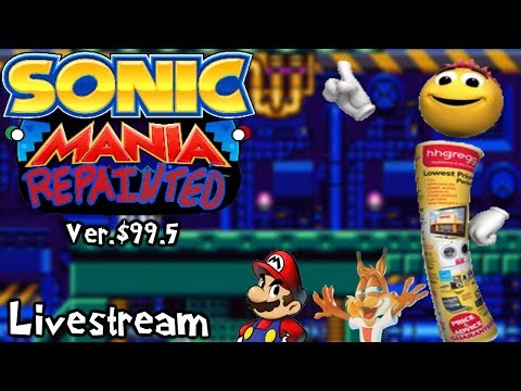 Sonic Mania Repainted Version $99.5 & Knuckles Mode (Full Playthrough) | 10K Subscribers Livestream - Sonic Mania Repainted Version $99.5 & Knuckles Mode (Full Playthrough) | 10K Subscribers Livestream