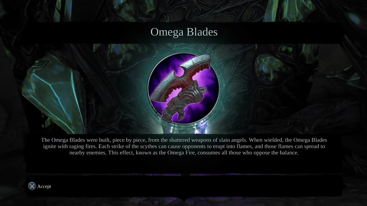 Darksiders II Omega Blades secret weapon location YouTube