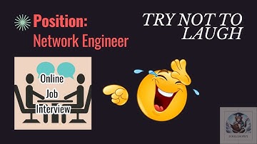 👩🏽‍💻Online Job Interview👨🏻‍💻for the "Network Engineer" position.