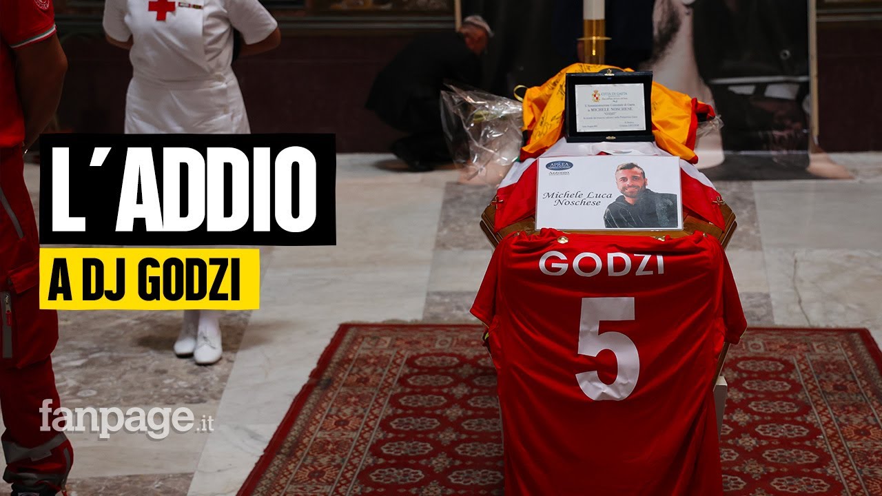 Funerale di Dj Godzj, il papà di Michele Noschese: 