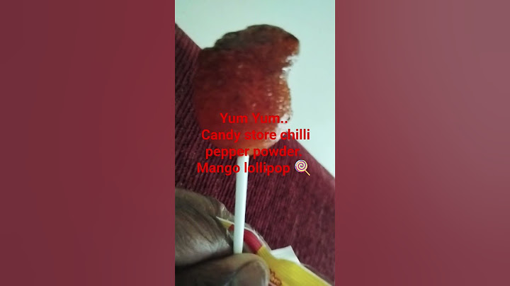 😋 Yummy!!! chilli pepper powder Lollipop 🍭
