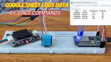 IoT Project: Read Temperature by Voice and Save Data to Google Sheets