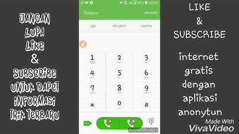 Settingan anonytun utk axis opok