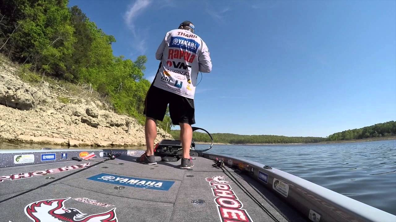 bass fishing at night GoPro: Tharp's winning moments on Norfork