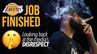 JOB FINISHED | A look back at the media's disrespect of the 2020 Lakers