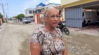 Moradores del Calac-2 no aguantan mas el mal estado de sus calles piden intervención del gobierno