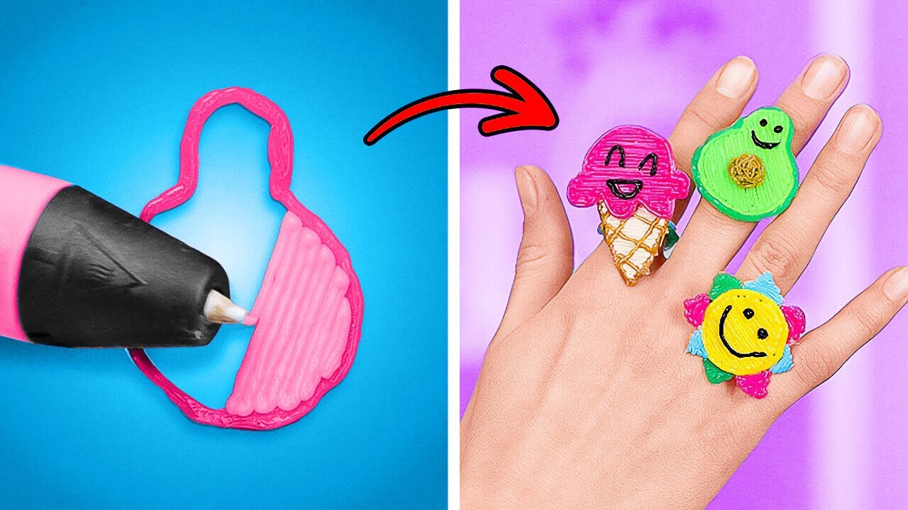 RICH VS POOR 3D PEN ART CRAFTS CHALLENGE || Homemade Ideas And Hacks by ...