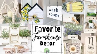 Favorite Dollar Tree DIYS 🌳 | Farmhouse Home Decor | 15+ Dollar Tree DIYS