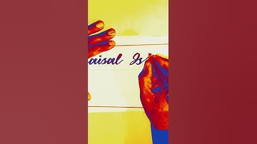 Learn English calligraphy cursive writing step by step||faisal islam