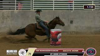 TNR WANNASEEMYCANCAN and DACOTA MONK win 1st go of the Futurity at the Ruby Buckle in Utah