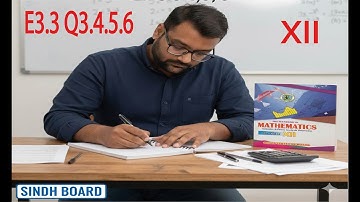 Class 12 Maths | Exercise 3.3 Q3-6 Solution | Sindh Board | Chapter 3 Derivatives