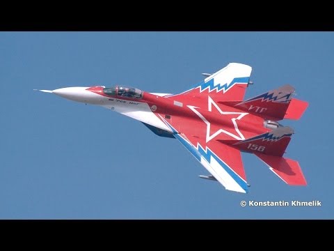 МиГ-29ОВТ МАКС 2013 солнечно МиГ-29 MiG-29OVT MAKS 2013 sunny MiG-29