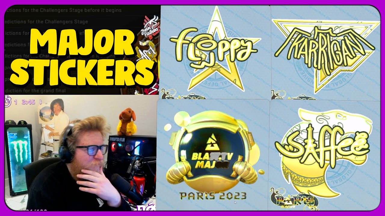 BLAST PARIS CS:GO MAJOR STICKERS - YouTube