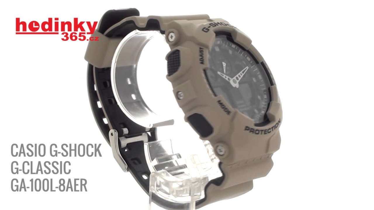 g shock ga 100l 8a