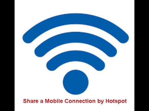 How to Share a Mobile Connection by Hotspot on Android - YouTube