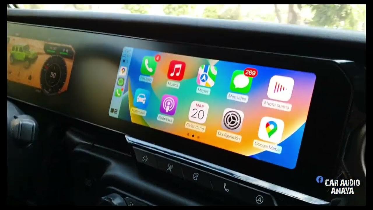 Panel de Instrumentos Digitales JMax y Radio Carobotor en Jeep