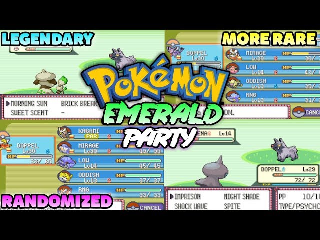 Pokemon Emerald Party Randomizer Plus ROM Download - GameBoy