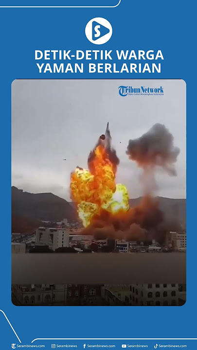 Detik detik Warga Yaman Berlarian