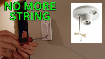 Add a Light Switch To Pull String Light