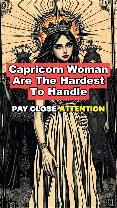 ♑ Capricorn Women Are The Hardest to Handle #capricorn #zodiac #astrology