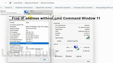 Find IP address without cmd Command Window 11 | LearnBulk