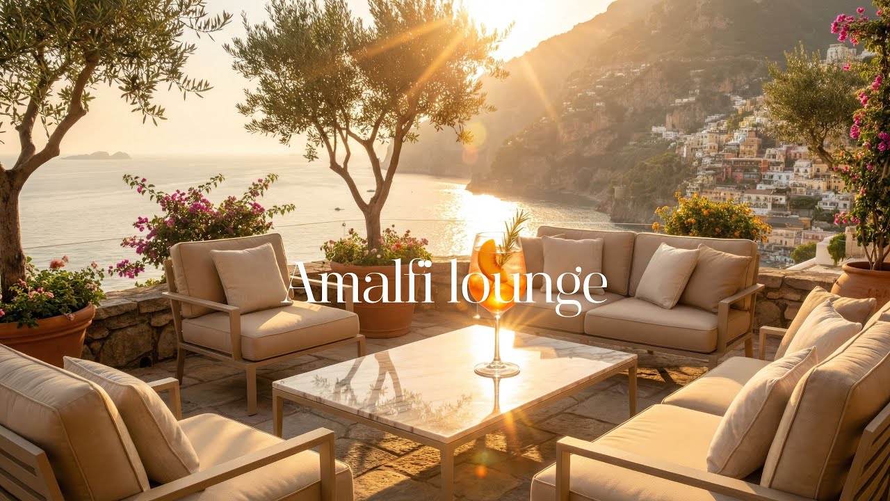 Amalfi Sunset Lounge ✨ Luxury Deep House Coastal Mix (3H)