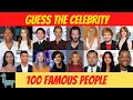 Guess the celebrity  100 of the most famous people in the world quiz