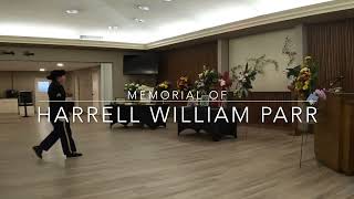 The Memorial Service of Harrell William (Bill) Parr Wealth