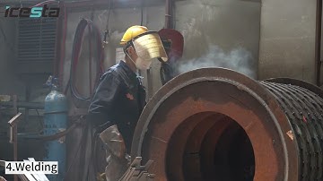 Do you know how the flake ice evaporator is made in ICESTA workshop?Take you to see it today...