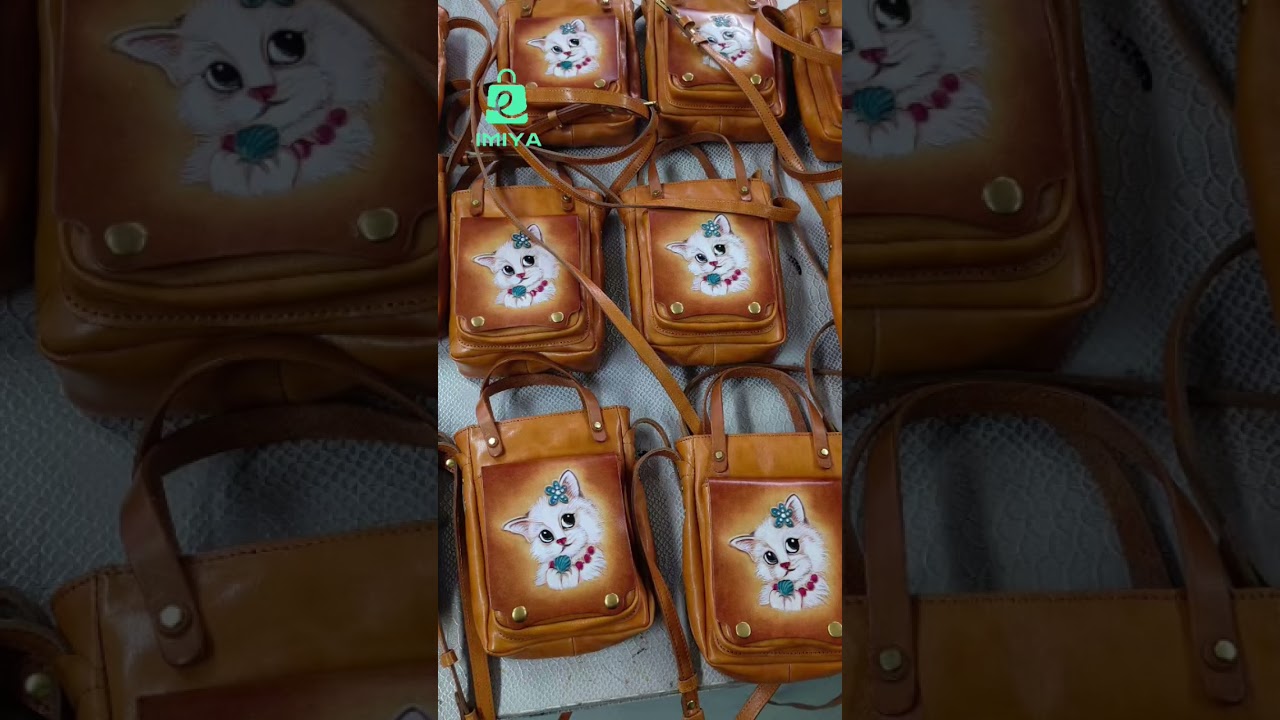 Custom Leather Crossbody Bags | Digital Printing & Handcrafted Quality for Fashion Brands