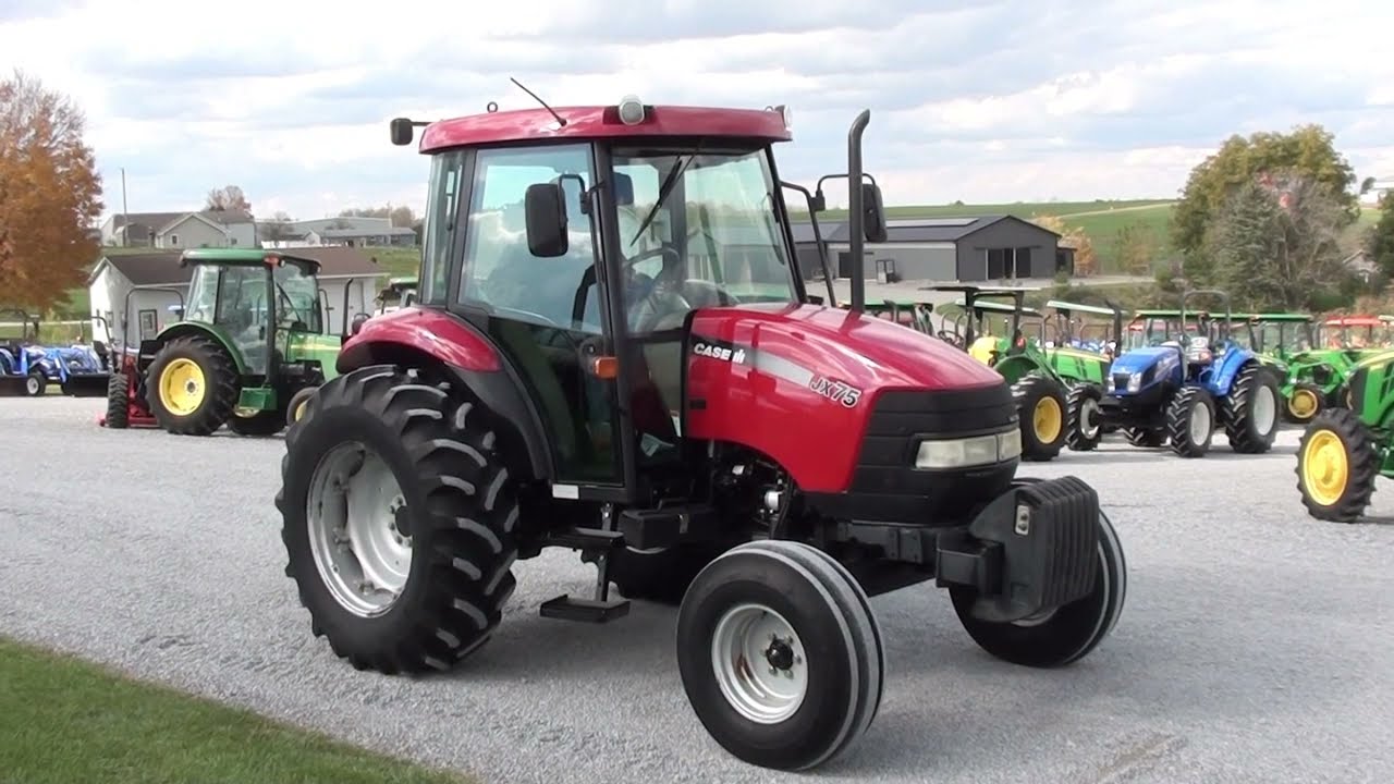 2003 Case IH JX75 2wd Cab Tractor!! PreEmission! YouTube