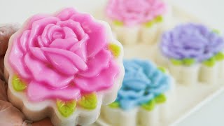 Beautiful Rose Mooncake Jelly ❤ 玫瑰花燕菜月饼