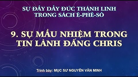 LẼ MẦU NHIỆM TRONG TIN LÀNH ĐẤNG CHRIST