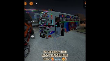 BV MAXIMA (SPIDER BUS SKIN 🥵🚌🚌🤩) #bussidmod #please_subscribe_my_channel
