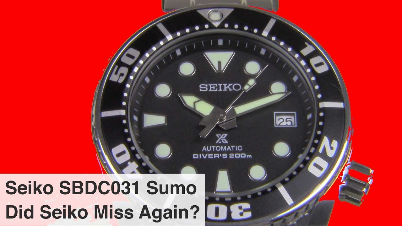 Seiko SUMO Review | We Wanted To Love It... But Couldn't - YouTube