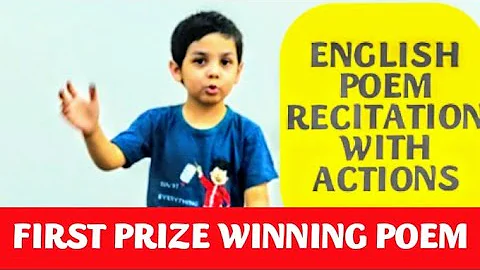 Best Poem for poem recitation competition for kids|| Poem recitation with actions in English - DayDayNews
