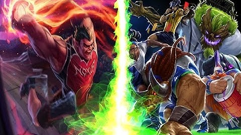 Mudjaco DunkMaster Darius TOP vs Goalkeeper Maokai League of Legends LoL (4K Quality)