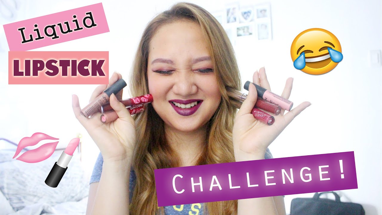 FULL FACE USING ONLY LIQUID LIPSTICKS Challenge! ♡ Shen Asidor