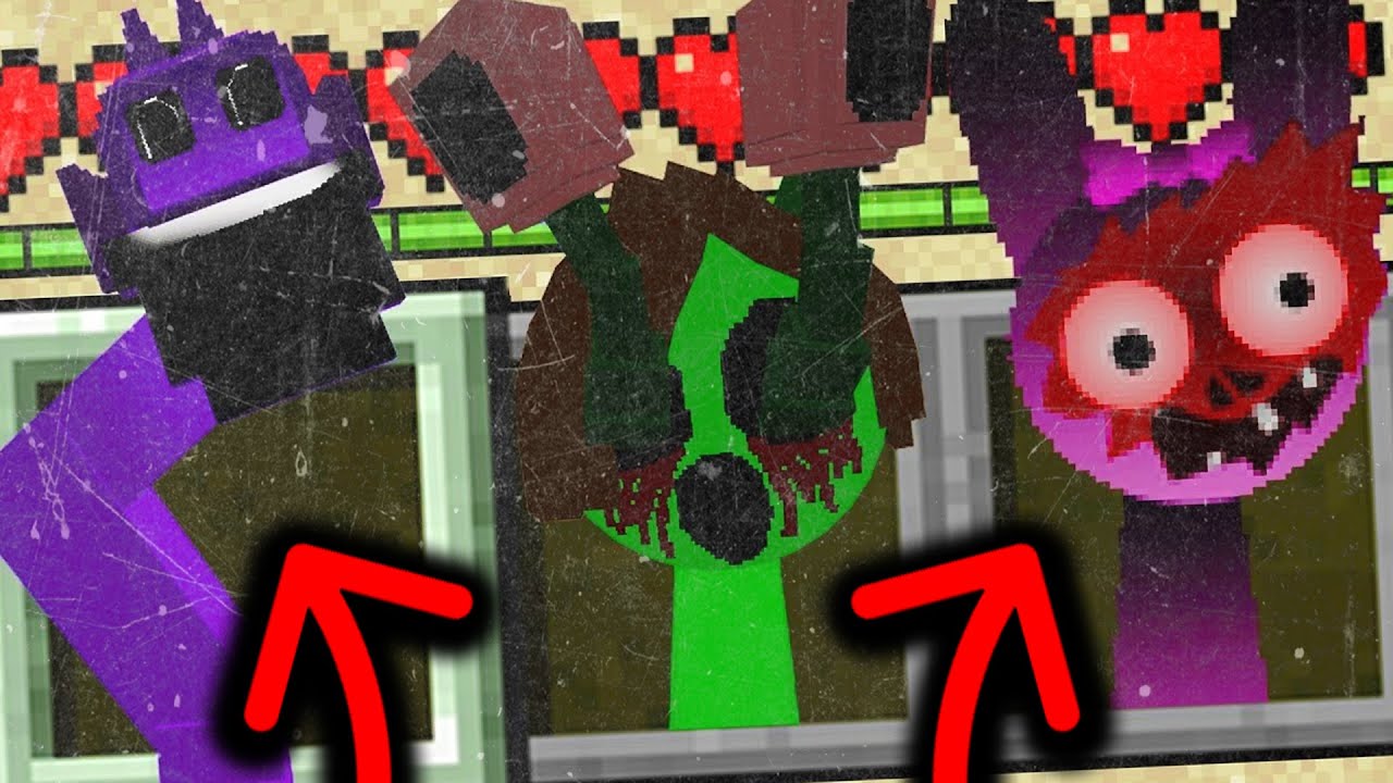 EU CONSEGUI JUNTAR TODOS OS SPRUNKIS PROIBIDOS NO MINECRAFT! O FILME