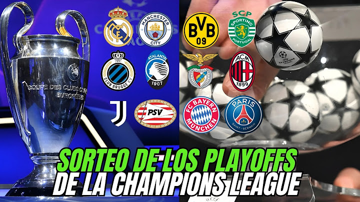 LOS PLAYOFFS EN LA CHAMPIONS LEAGUE 2024/2025🏆🔝⚽