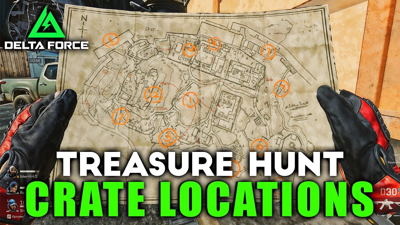 All Treasure Hunt Crate Locations In Delta Force and Tips To Find Best Red Loot