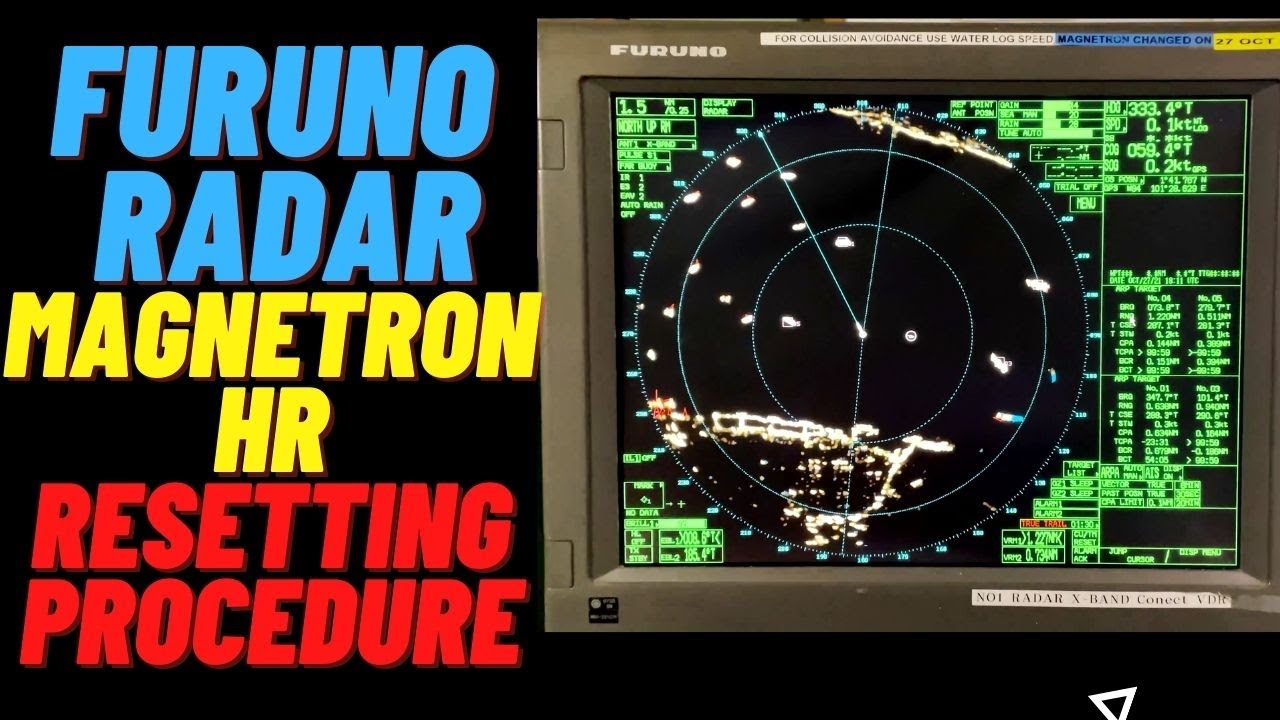 How to reset MAGNETRON HOUR On furuno radar 