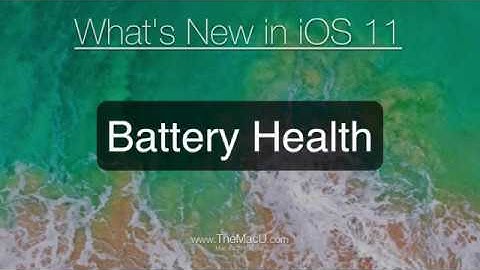 iPhone Tutorial: Battery Health in iOS 11.3 Update! Know your current battery capacity!