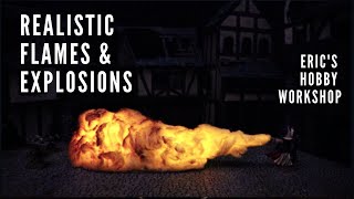 Crafting Tutorial - Fast & Cheap Realistic Flame & Explosions for Warhammer 40k, Necromunda, D&D