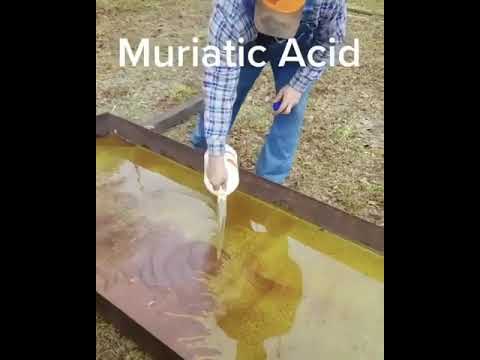 Muriatic Acid dissolves