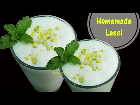 Sweet & Simple Homemade Lassi || Lassi Recipe, Sweet Lassi