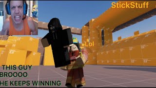 I Destroyed A Streamer's VIP Server And A HACKER JOINED! ROBLOX Arsenal